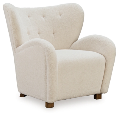 Larbell Accent Chair, Ecru, large