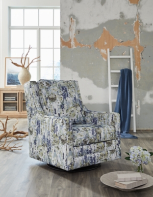 Dustinford Swivel Glider Accent Chair, , rollover