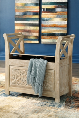 Fossil Ridge Accent Bench Ashley