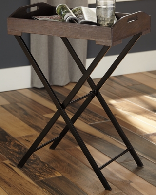 Cadocridge Accent Table, Gray/Black, large