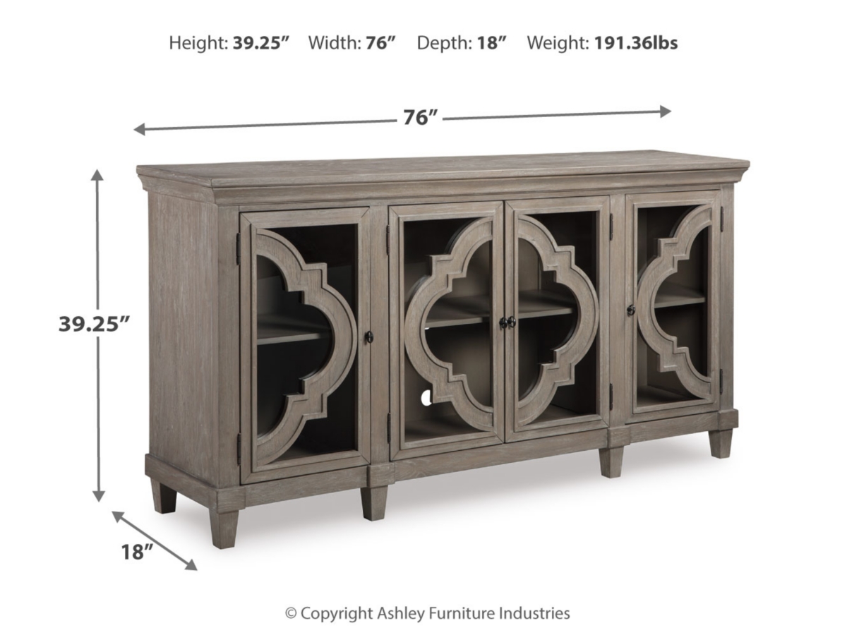 Fossil Ridge Cabinet - Gray