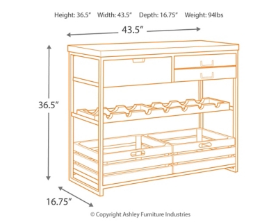 Ponder ridge accent deals cabinet