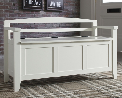 White Entryway Benches Ashley Furniture Homestore