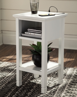 Marnville Accent Table, White, large