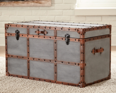 Stateroom Steamer Travel Trunk Coffee Table Antiqued Authentic Models