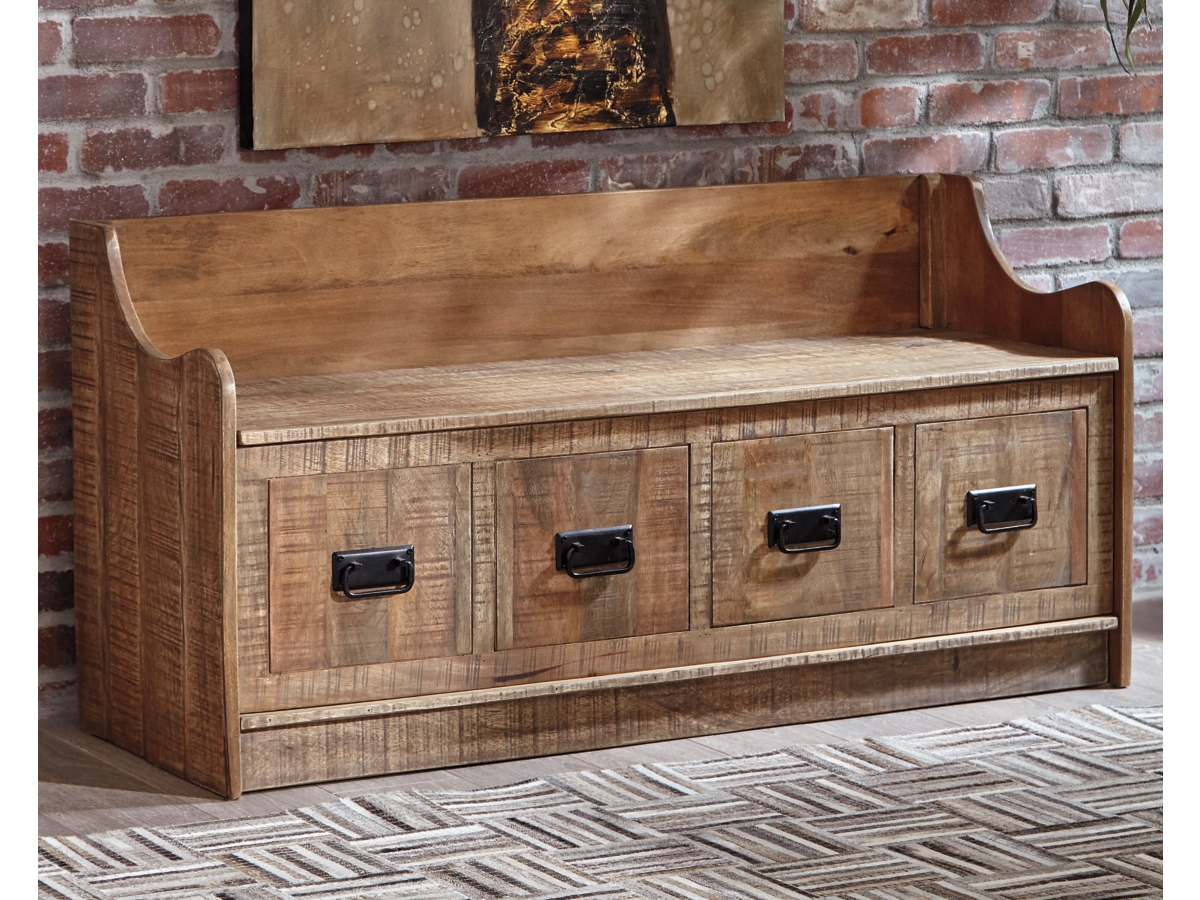 Garrettville Storage Bench Ashley