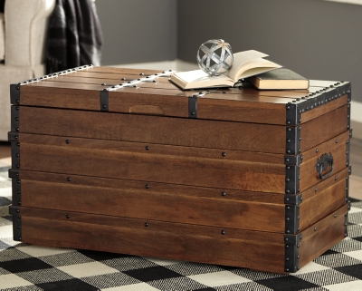 Kettleby Storage Trunk, Brown