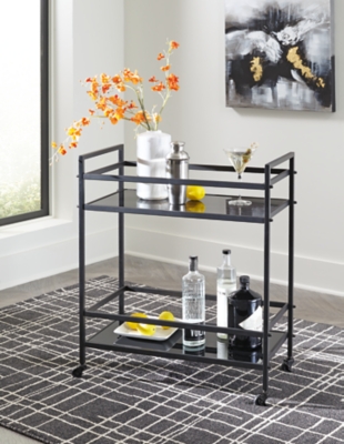 Kailman Bar Cart, Black