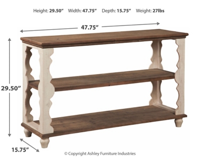 Alwyndale Sofa/Console Table, , large