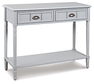 Goverton Sofa/Console Table, Gray, large