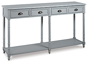 Eirdale Sofa/Console Table, Gray, large
