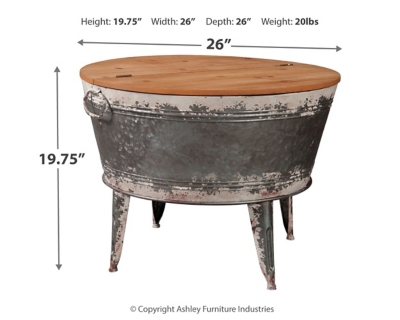 Shellmond Coffee Table With Storage Ashley Furniture Homestore