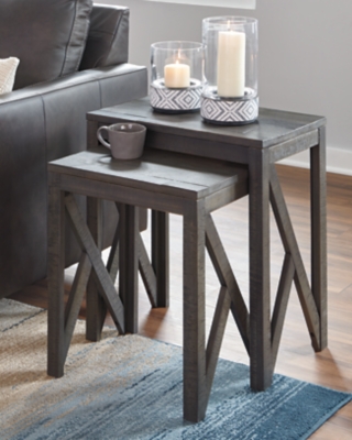 Emerdale Accent Table (Set of 2), Gray