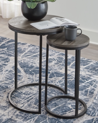 Briarsboro Accent Table (Set of 2), Black/Gray, large
