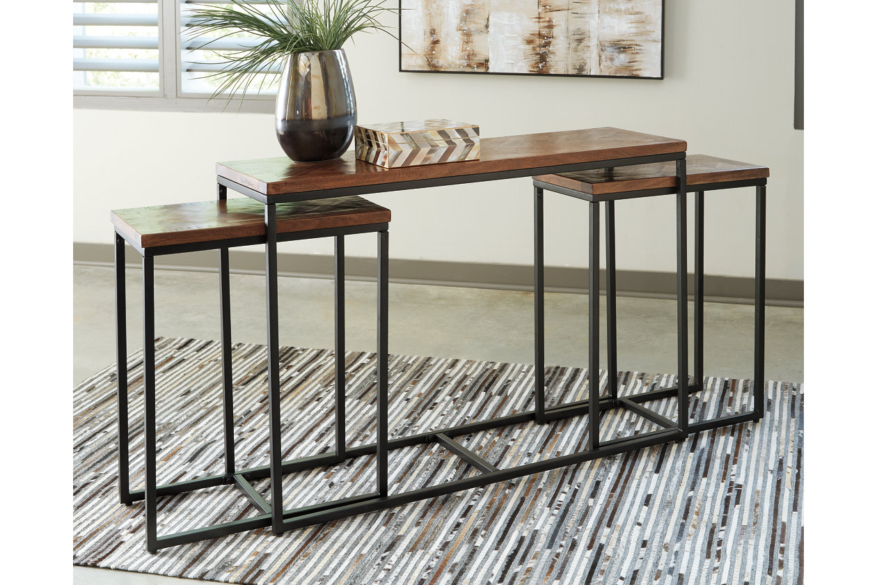 Jadenley Sofa Console Table Set Of 3 Ashley Furniture Homestore Jadenley Sofa Console Table Set Of 3 Ashley Furniture Homestore