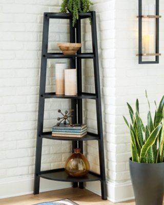 Bernmore Corner Shelf, Black