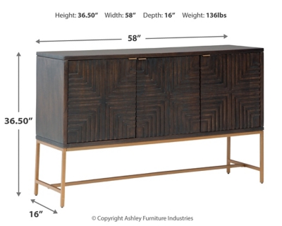 Elinmore Accent Cabinet Dimensions