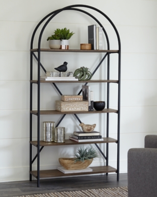 Galtbury 72 Bookcase, Brown/Black