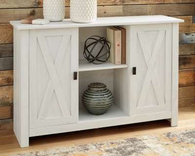 A4000326 Turnley Accent Cabinet, Distressed White sku A4000326
