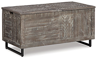 Coltport Storage Trunk, Distressed Gray, large