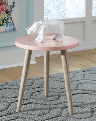 Fullersen Accent Table, Pink, large