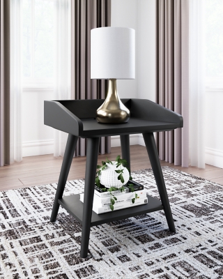 Blariden Accent Table, Metallic Gray, large