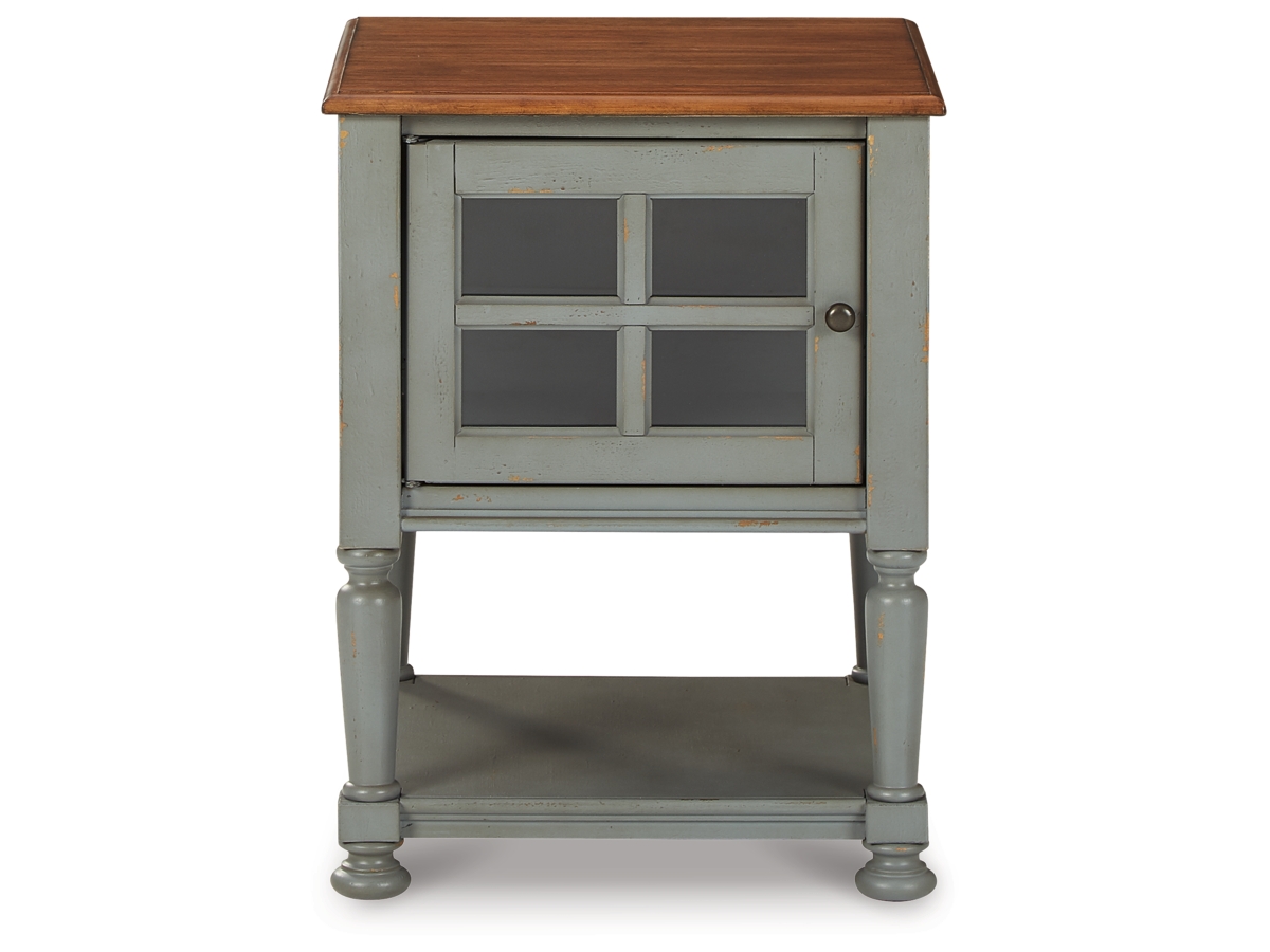 Mirimyn Accent Cabinet - Gray/Brown