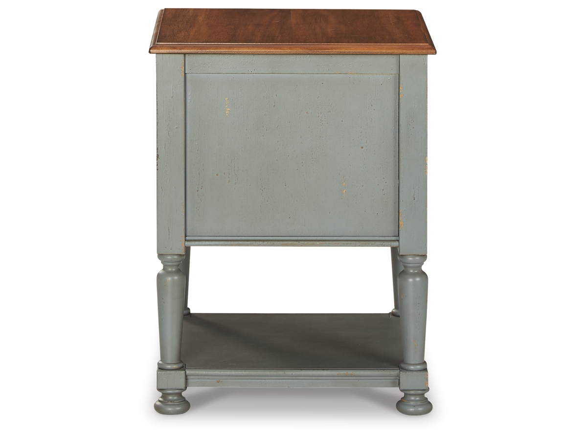 Mirimyn Accent Cabinet - Gray/Brown