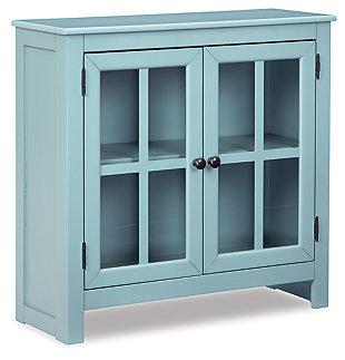 Nalinwood Accent Cabinet, Teal, large