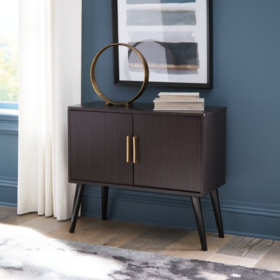 Orinfield Accent Cabinet, Dark Brown