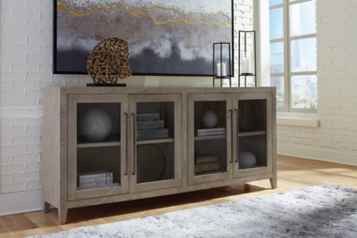 Dalenville Accent Cabinet, Warm Gray