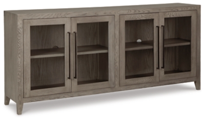 Dalenville Accent Cabinet, Warm Gray, large