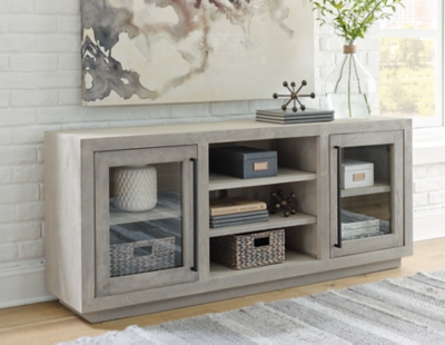 Lockthorne 2 Door Accent Cabinet, Warm Gray