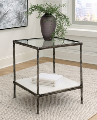 A4000452 Ryandale Accent Table, Antique Pewter Finish sku A4000452