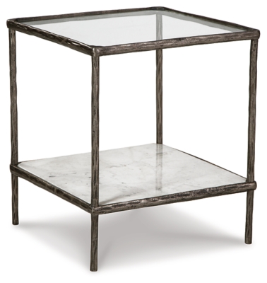 Ryandale Accent Table, Antique Pewter Finish, large