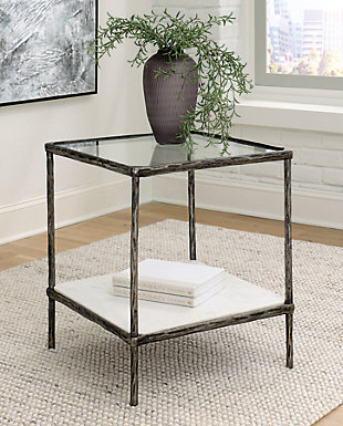 Ryandale Accent Table, Antique Pewter Finish, rollover