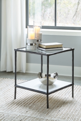 Ryandale Accent Table, Antique Black