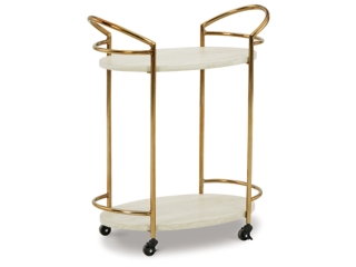 Tarica Bar Cart with Casters