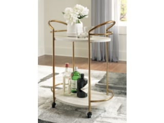 Tarica Bar Cart with Casters