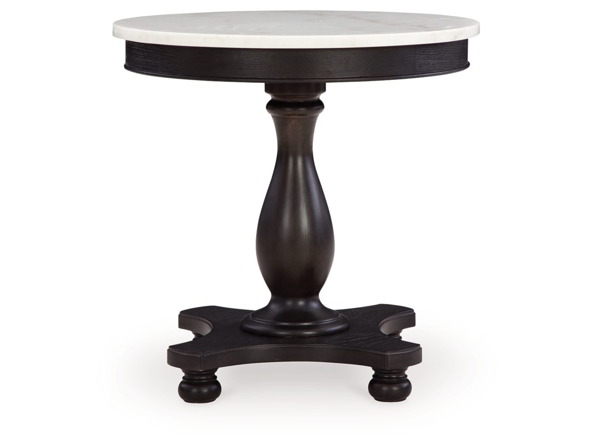Henridge Accent Table - Black/White