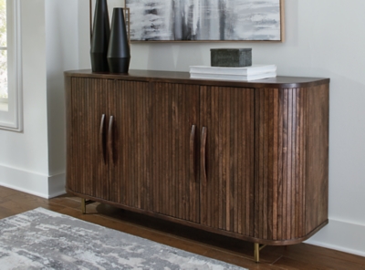 Amickly Accent Cabinet, Dark Brown