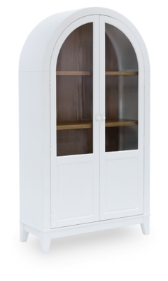 Dagandale Accent Cabinet, White/Natural, large