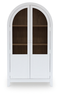 Dagandale Accent Cabinet, White/Natural, large