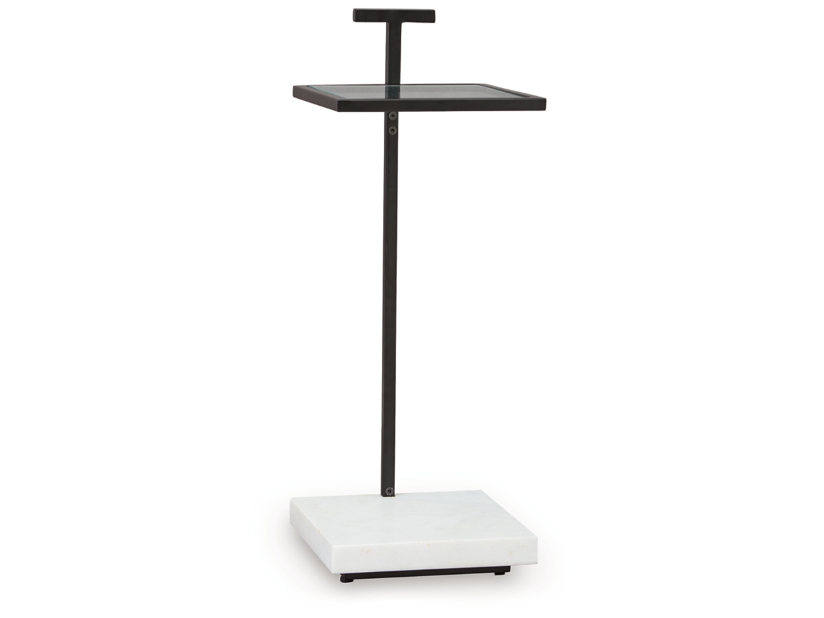 Mannill Accent Table - Black/White