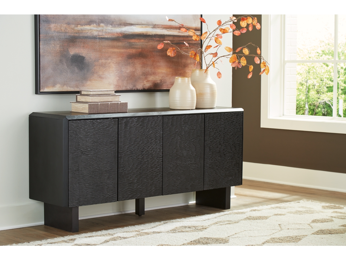Farrelmore Accent Cabinet - Black