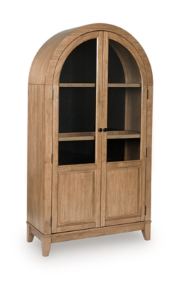 Dagandale Accent Cabinet, Natural/Black, large