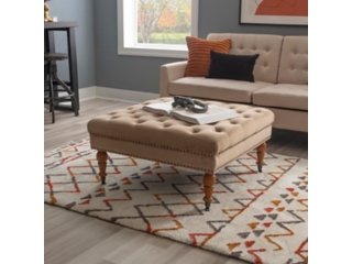 Linon Isabelle Tufted Ottoman