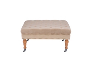 Linon Isabelle Tufted Ottoman