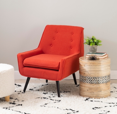 Trelis Orange Accent Chair