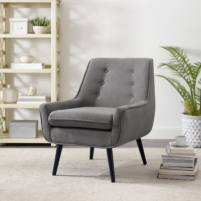 Trelis Chair, Gray, large
